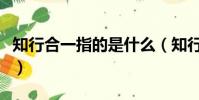 知行合一指的是什么(知行合一的意思最簡單)