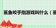 鯊魚咬手指游戲叫什么(鯊魚咬手指游戲)