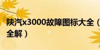 陜汽x3000故障圖標大全(德龍x3000故障燈全解)