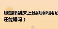 蟑螂爬到床上還能睡嗎用酒精(蟑螂爬到床上還能睡嗎)