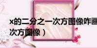 x的二分之一次方圖像咋畫呀(x的二分之一次方圖像)