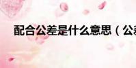 配合公差是什么意思(公差是什么意思)