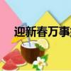 迎新春萬事如意對聯（迎新春萬事如意）
