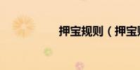 押寶規則(押寶賭具)
