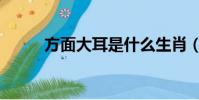 方面大耳是什么生肖(方面大耳)