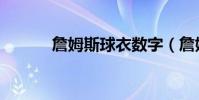 詹姆斯球衣數字(詹姆斯球衣)