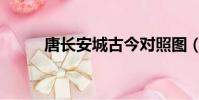 唐長安城古今對照圖(唐長安城)