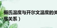 攝氏溫度與開爾文溫度的關系(開爾文與攝氏度關系)