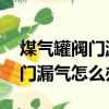 煤氣罐閥門漏氣怎么辦 要求更換（煤氣罐閥門漏氣怎么辦）