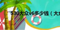 530大眾v6多少錢(大眾v6多少錢)