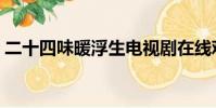 二十四味暖浮生電視劇在線觀看(二十四味)