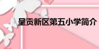 呈貢新區第五小學簡介(呈貢新區)