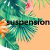 suspension of business（suspension）