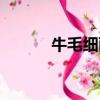 牛毛細雨怎么解釋（牛毛細雨）