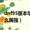 dnf95版本畢業裝備是什么（dnf95版本走什么屬強）