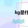 kg是什么單位（g是什么單位）