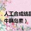 人工合成結晶牛胰島素的用途（人工合成結晶牛胰島素）