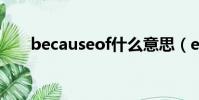becauseof什么意思(eof什么意思)