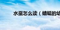 水蠆怎么讀(蜻蜓的幼蟲叫什么)