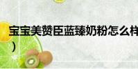 寶寶美贊臣藍臻奶粉怎么樣(藍臻奶粉怎么樣)