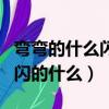 彎彎的什么閃閃的什么寫句子（彎彎的什么閃閃的什么）