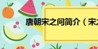 唐朝宋之問簡介(宋之問簡介)