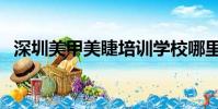 深圳美甲美睫培訓學校哪里好(深圳美甲)