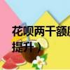花唄兩千額度怎么提升（花唄2000額度怎么提升）