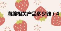 海綿相關產品多少錢(4 5萬買海綿擦)