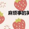 麻煩事的英文怎么讀（麻煩事的英文）