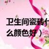 衛生間瓷磚什么顏色好看圖片（衛生間瓷磚什么顏色好）