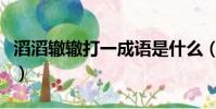 滔滔轍轍打一成語是什么(滔滔轍轍打一成語)