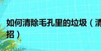 如何清除毛孔里的垃圾(清除毛孔里臟東西妙招)