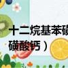 十二烷基苯磺酸鈣的用途與作用（十二烷基苯磺酸鈣）