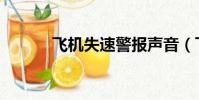 飛機失速警報聲音(飛機失速)