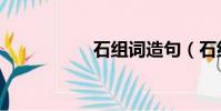 石組詞造句(石組詞)