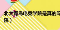 北大青鳥電競學院是真的嗎(北大青鳥電競學院)