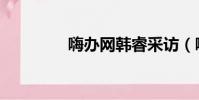 嗨辦網韓睿采訪(嗨辦網)