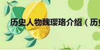 歷史人物魏瓔珞介紹(歷史上的魏瓔珞)