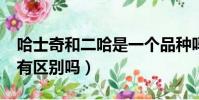 哈士奇和二哈是一個品種嗎?(哈士奇和二哈有區別嗎)