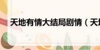 天地有情大結局劇情(天地有情大結局)