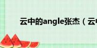 云中的angle張杰(云中的angle)