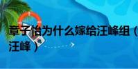 章子怡為什么嫁給汪峰組(章子怡為什么選擇汪峰)