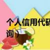 個人信用代碼怎么查詢（統一信用代碼怎么查詢）