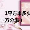 1平方米多少平方分米公式（1平方米 多少平方分米）