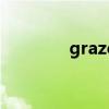 graze是什么意思（graze）