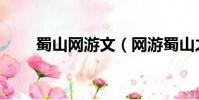 蜀山網游文(網游蜀山之職業玩家)