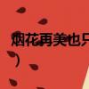 煙花再美也只是一瞬間的意思（一瞬間的意思）