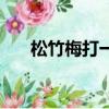松竹梅打一個成語（松竹梅打一成語）