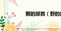 顆的部首(野的部首)